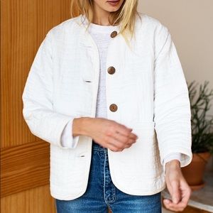 Emerson Fry India quilted jacket - cloud white